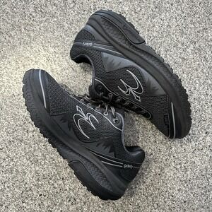 Gravity Defyer Gdefy Mighty Walk Mens 10.5 Black Comfort Rocker Ortho Shoes